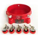 GRIT GUARD BUCKET DOLLY RED