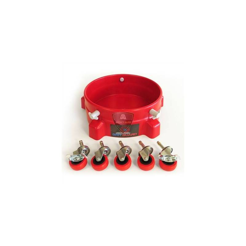 GRIT GUARD BUCKET DOLLY RED