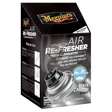 AIR RE-FRESHER BLACK CHROME (destructeur odeurs)