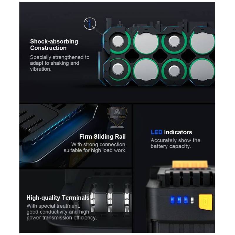 BATTERIE SHINEMATE 18V 5AH