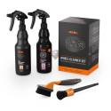 WHEEL CLEANER SET (kit nettoyage jantes et pneus)