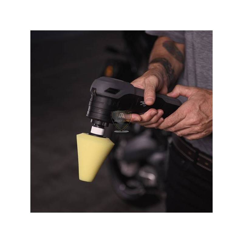 SHINE MATE - EB210 MINI POLISSEUSE SANS FIL (Kit complet)