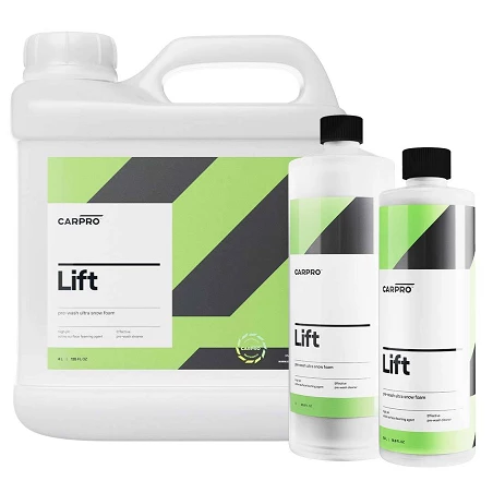 Mousse de prélavage voiture Carpro Lift - Dissolution active du film routier - 500 ml, 1 L, 4 L
