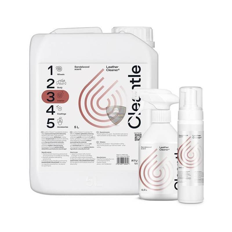 Cleantle - LEATHER CLEANER (bois de santal)