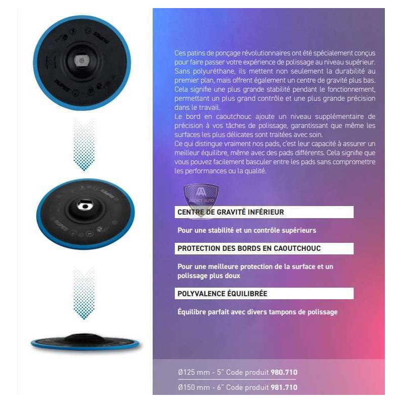 Rupes - PLATEAU PRECISION PRO BACKING PAD 125mm