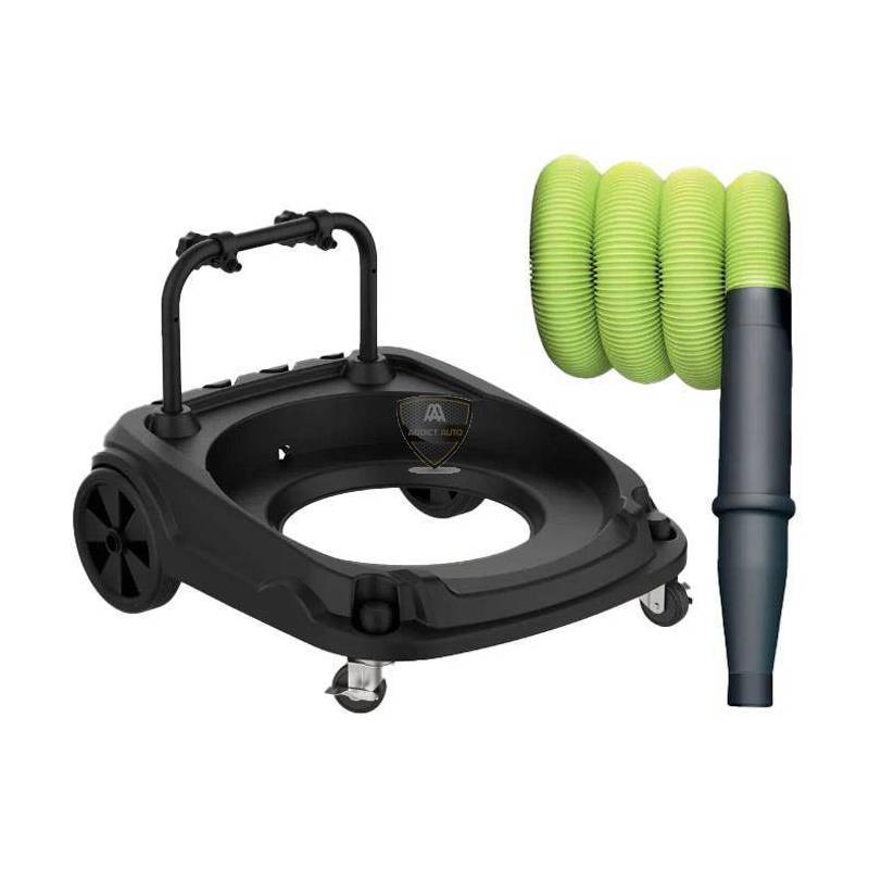 BIGBOI - KIT SUPPORT A ROULETTES ET TUYAU 5M POUR BIGBOI SUCKR PRO PLUS