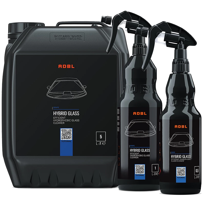 Nettoyant vitres voiture Adbl Hybrid Glass - Technologie hybride haute sécurité - 500 ml, 1 L, 5 L