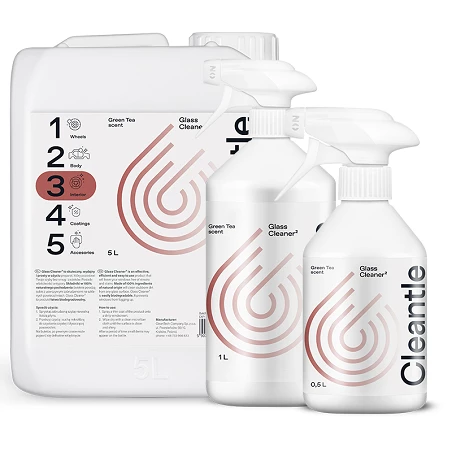 Nettoyant vitres voiture Cleantle Glass Cleaner - Élimination du voile gras - 500 ml, 1 L, 5 L