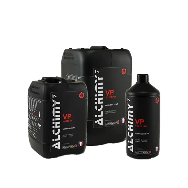 Nettoyant vitres voiture Alchimy7 VP – Vitres PRO - Gamme pro diluable - 1 Kg, 2,5 Kg, 5 Kg