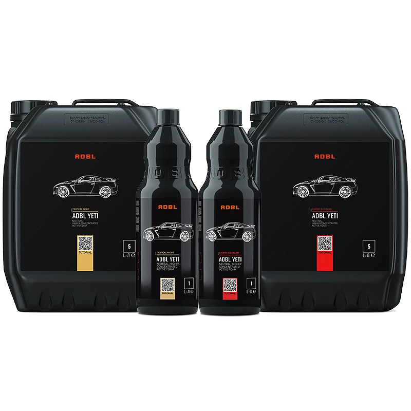 Mousse de prélavage voiture Adbl Yeti - Densité de mousse exceptionnelle - 1 L, 5 L