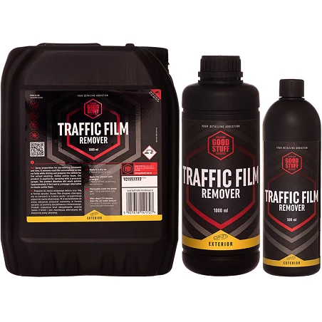 Prélavage voiture Good Stuff Traffic Film Remover - Action chimique désincrustante - 500 ml, 1 L, 5 L
