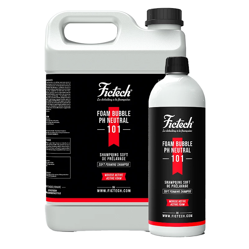Mousse de prélavage voiture Fictech Foam Bubble pH Neutral - Mousse ultra-dense - 1 L, 5 L