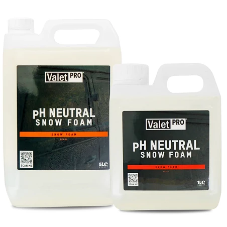 Mousse de prélavage voiture Valet Pro Ph Neutral Snow Foam - Agent moussant haute densité - 1 L, 5 L