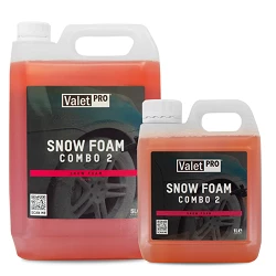 Mousse de prélavage voiture Valet Pro Snow Foam Combo 2 - Décrassage intensif alcalin - 1 L, 5 L