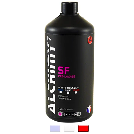 Mousse de prélavage voiture Alchimy7 SF Rouge - Agent moussant rouge spectaculaire - 1 L