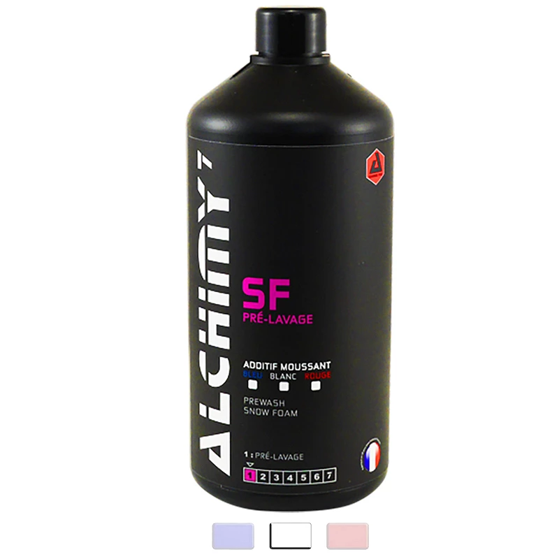 Mousse de prélavage voiture Alchimy7 SF Blanc - Booster de mousse blanche onctueuse - 1 L