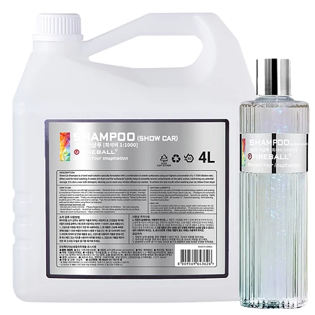 Shampoing voiture Fireball Show Car - Finition miroir et lubrification maximale - 500 ml, 4 L