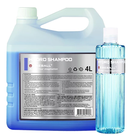 Shampoing voiture Fireball Hydro Shampoo - Boost de brillance et effet déperlant - 500 ml, 4 L