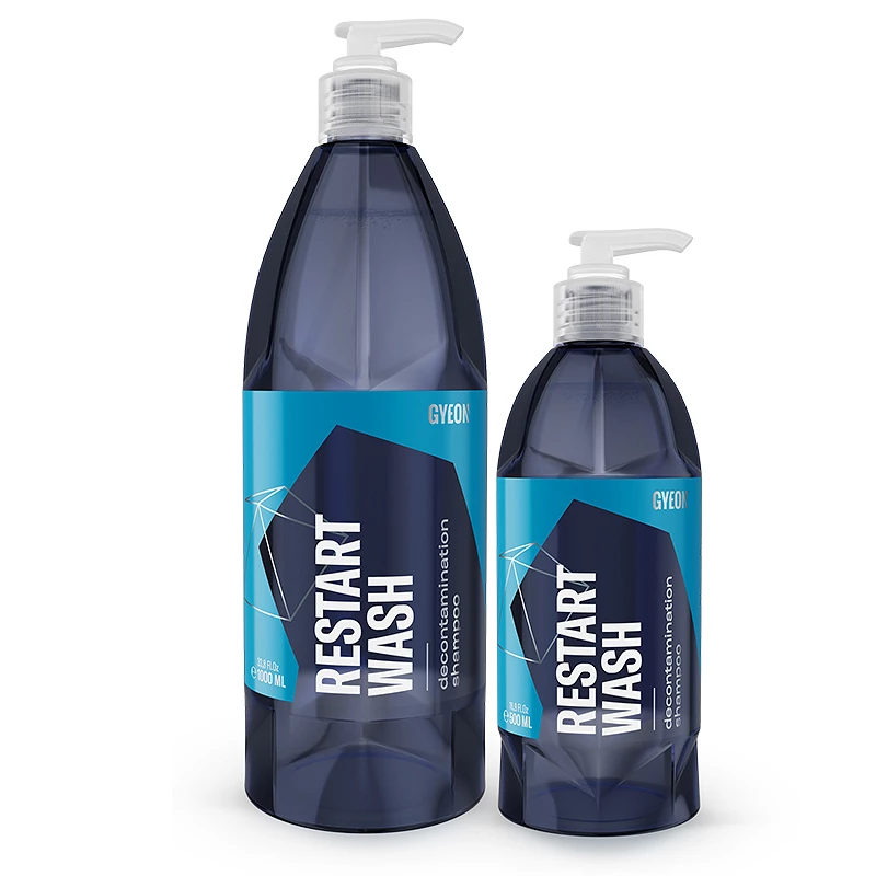 Shampoing voiture Gyeon Q2M Restart Wash - Décontamination ferreuse et nettoyage hard - 400 ml, 4 L