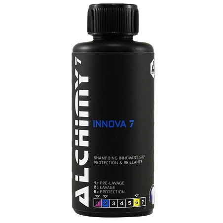 Shampoing voiture Alchimy7 Innova 7 - Brillance extrême et protection durable - 470 ml