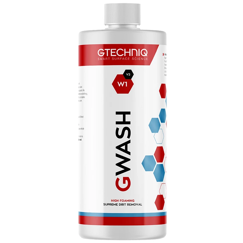 Shampoing voiture Gtechniq W1 G Wash - Nettoyage doux parfum cerise - 500 ml