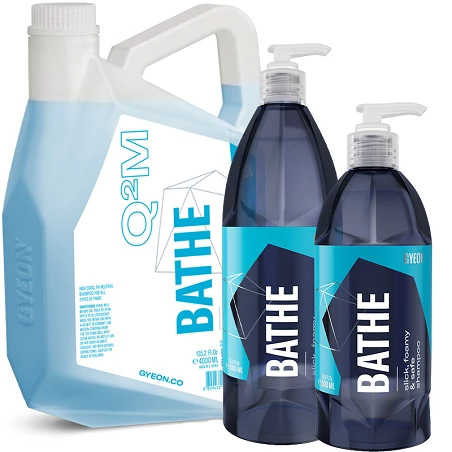 Shampoing voiture Gyeon Q2M Bathe - Lavage safe pour protections céramiques - 400 ml, 1 L, 4 L