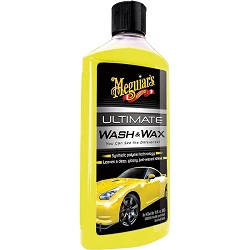 Shampoing voiture Meguiar's Shampoing Ultime - Technologie polymères et brillance intense - 473 ml