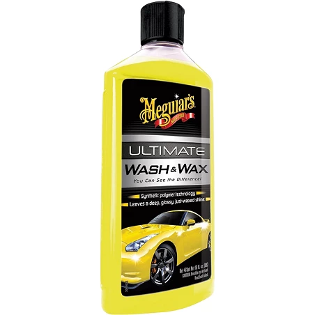 Shampoing voiture Meguiar's Shampoing Ultime - Technologie polymères et brillance intense - 473 ml