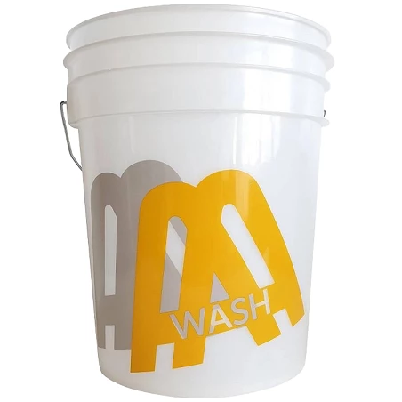 Seau de lavage voiture Addict Auto Wash - Plastique translucide gradué haute résistance 1