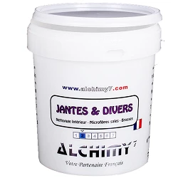Seau jantes voiture Alchimy7 - Format compact pour nettoyage des roues et pinceaux