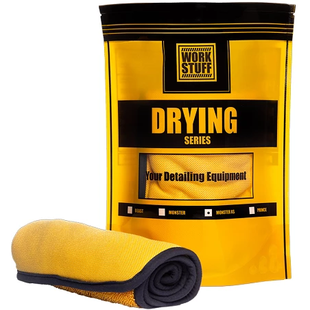 Microfibre de séchage voiture Work Stuff Monster - Format finitions sans résidus