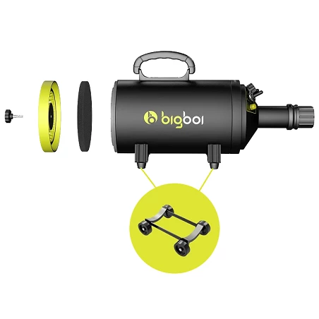 Support mural Bigboi BlowR Mini - Fixation robuste pour installation fixe en atelier 3