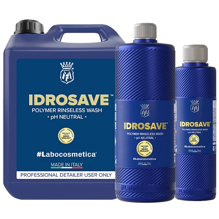 Nettoyant sans eau voiture Labocosmetica Idrosave - Technologie anti-défauts - 250 ml, 1 L, 4,5 L