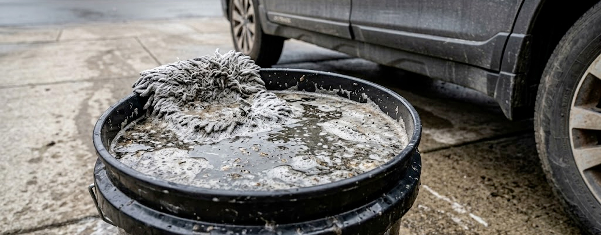 Photo seau de lavage contaminé erreur numéro 3