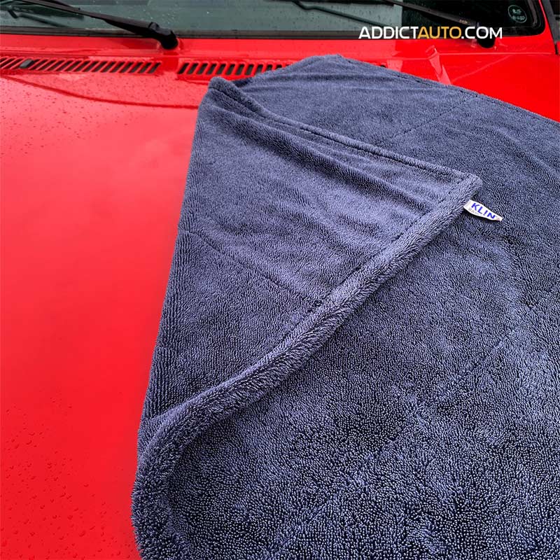 Microfibre de séchage de carrosserie de voiture Klin Drying duo