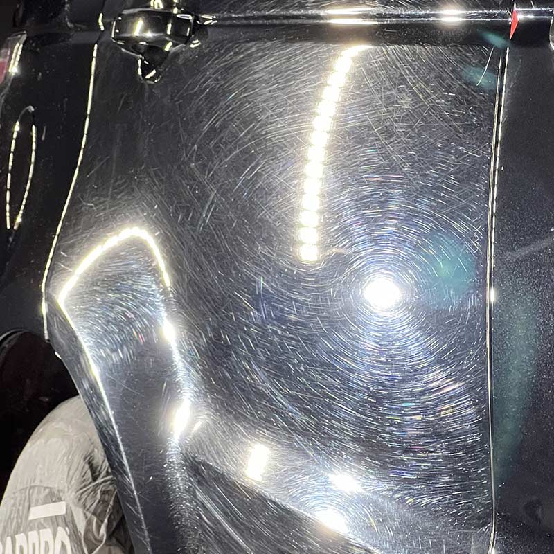 Photo porte de voiture avec des micro-rayures