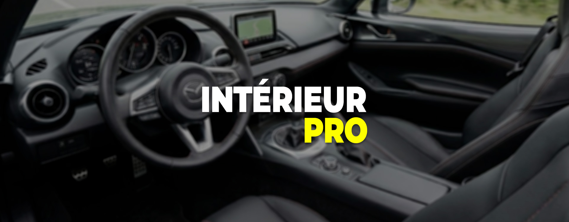 Produits pro pour Detailing d'intérieur voiture