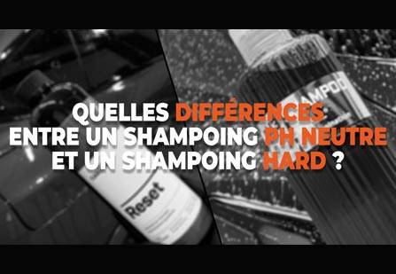 Quelles différences entre un shampoing pH neutre et un shampoing hard ?