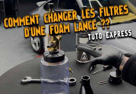 Comment changer le filtre d’un canon à mousse (foam lance) ? Comment changer le filtre d’un canon à mousse (foam lance) ?